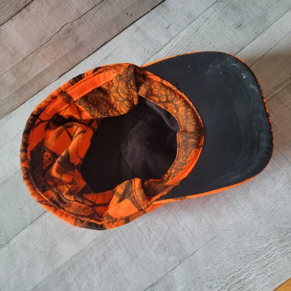 Realtree® Hardwood Orange Camo Cap Large Cotton/Polyester Blend - Picture 5 of 6
